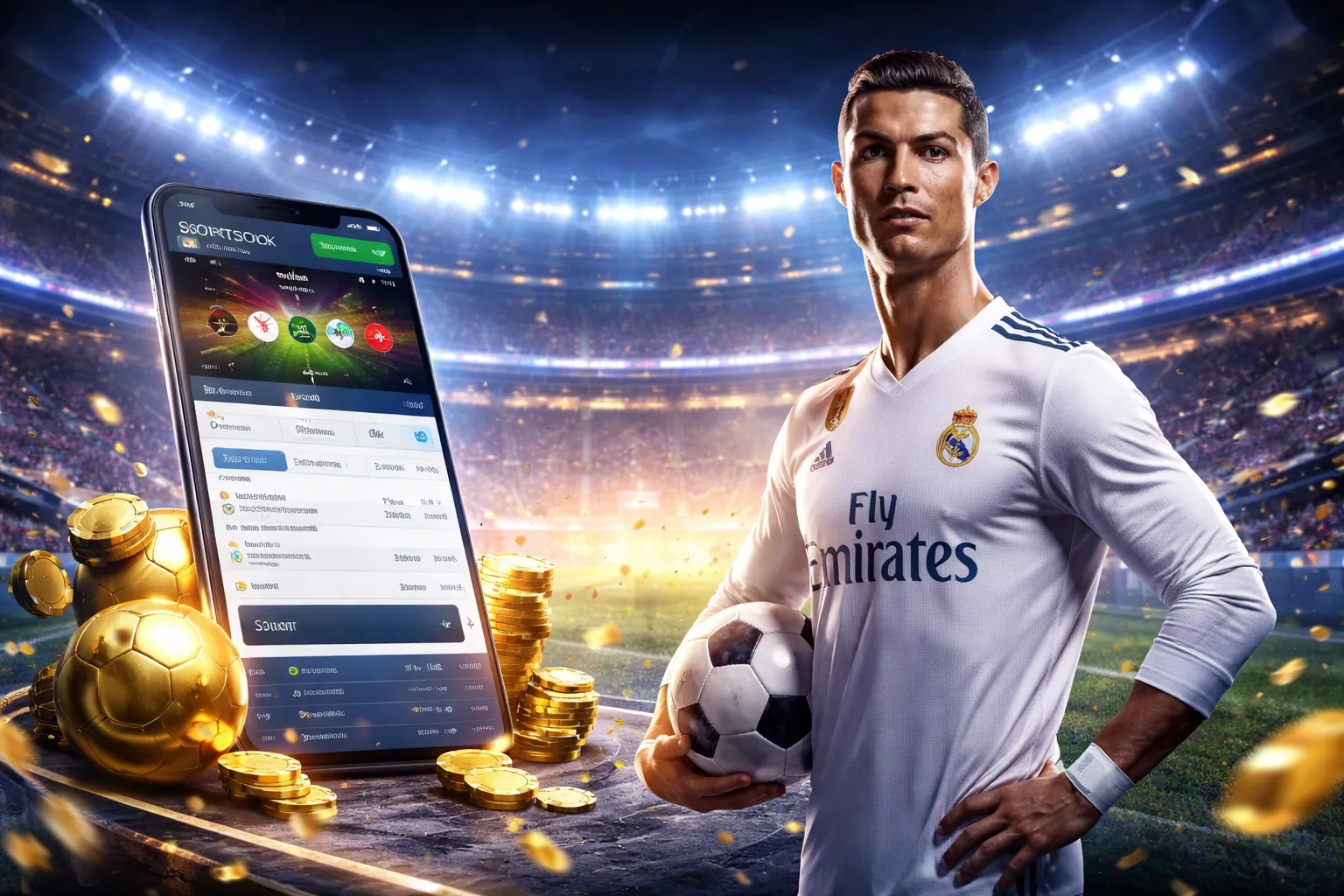 Giao diện chính 1xbit với các trò chơi cá cược thể thao và casino